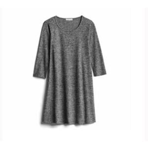Nine Britton Siona Hacci Stitch Fix Maternity Tunic Dress Size L Large NWT Gray
